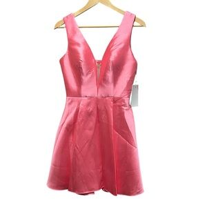 Witness of Love NWT Satin like‎ Fit And Flare Sleeveless Dress  Size 6